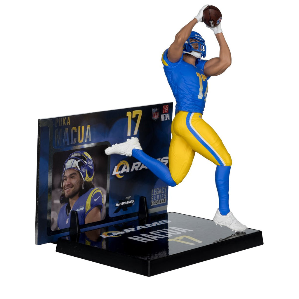 NFL SportsPicks 2025 Los Angeles Rams Puka Nacua 7-Inch Scale Posed Figure