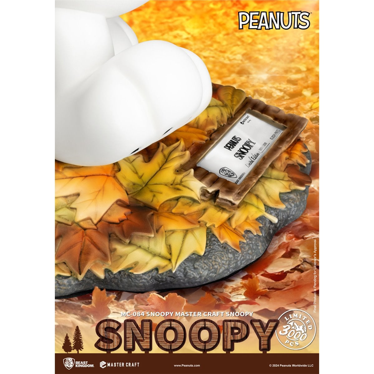 Peanuts Snoopy MC-084 Master Craft Statue
