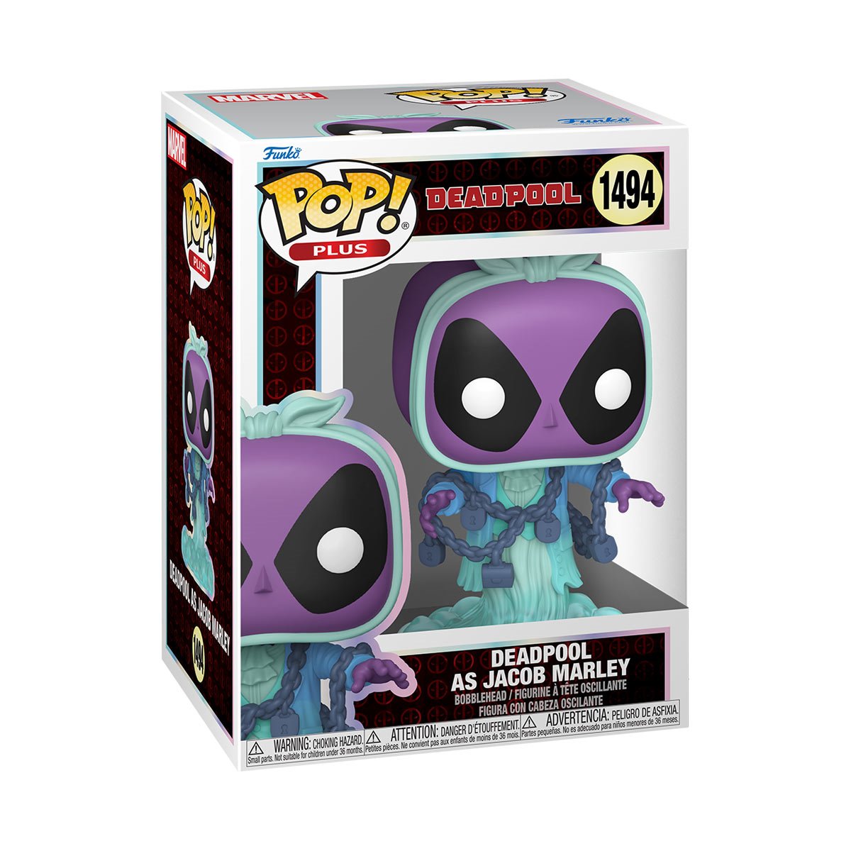 Deadpool Literary Classics Deadpool as Jacob Marley Funko Pop! Vinyl Figure Plus #1494