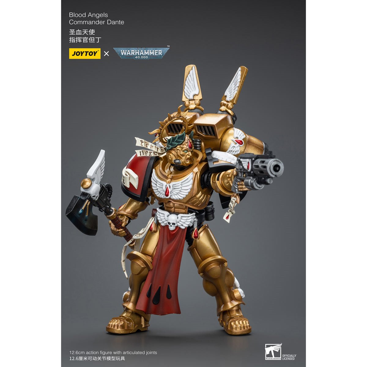 Joy Toy Warhammer 40,000 Blood Angels Commander Dante 1:18 Scale Action Figure