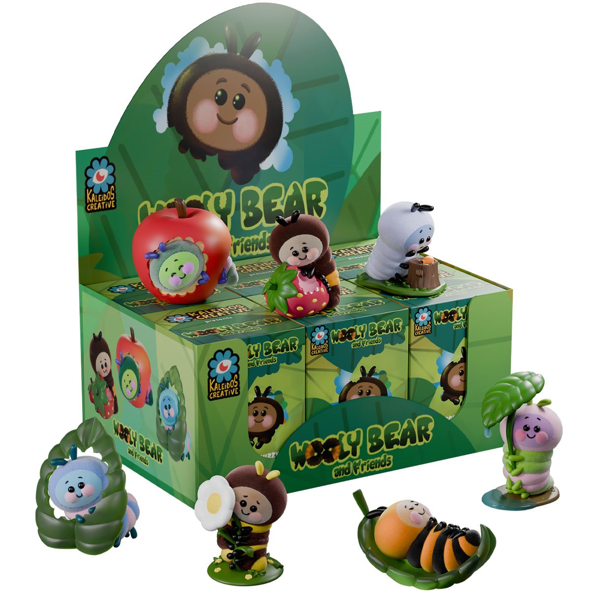 Wooly Bear and Friends Series 1 Blind-Box Mini-Figure Case of 6