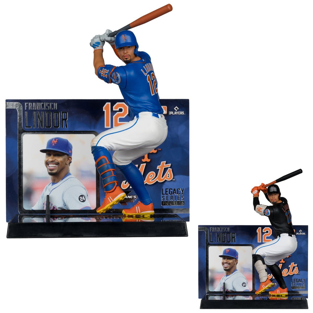MLB SportsPicks New York Mets Francisco Lindor 7-Inch Posed Figure Case of 6