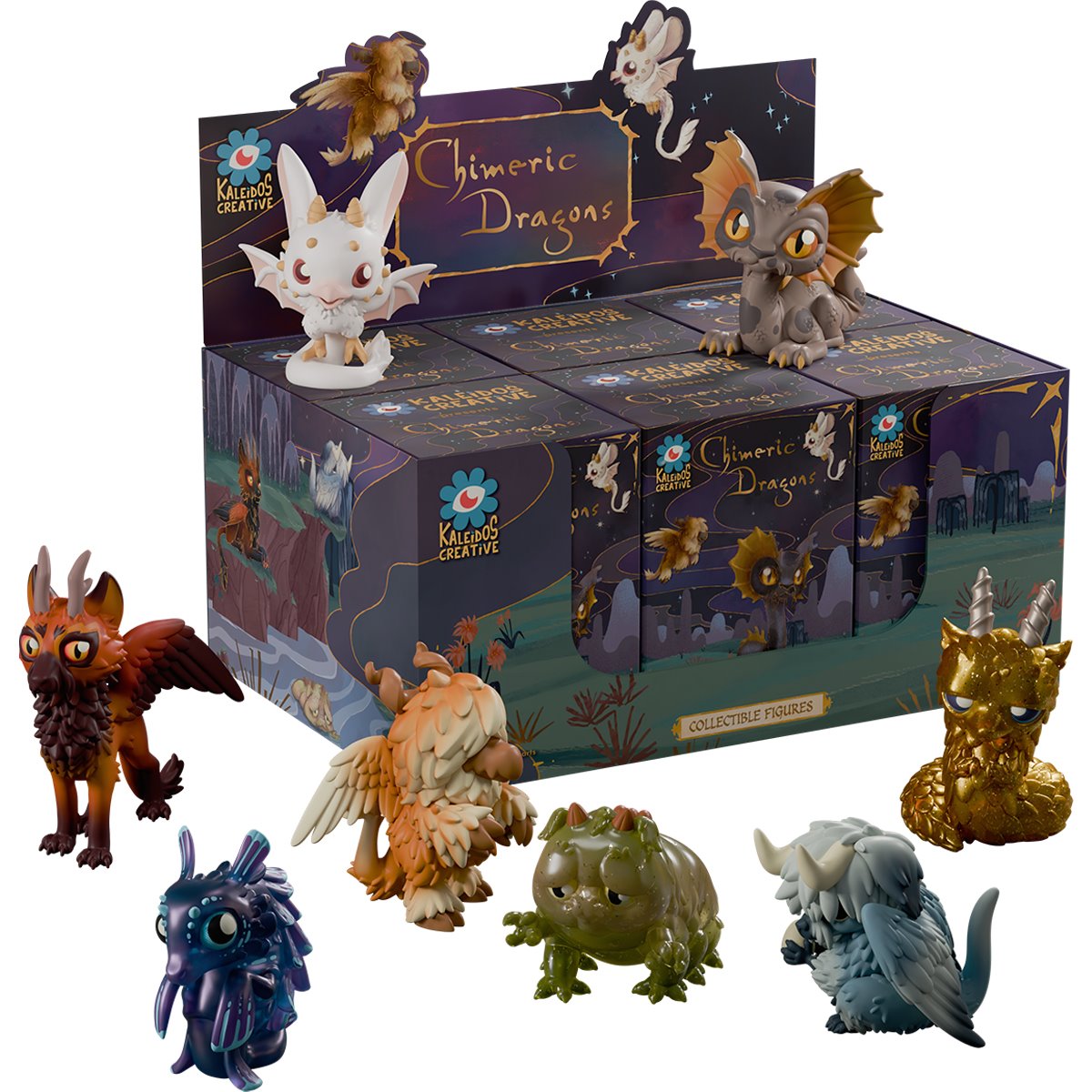 Chimeric Dragons Blind-Box Mini-Figure Case of 6