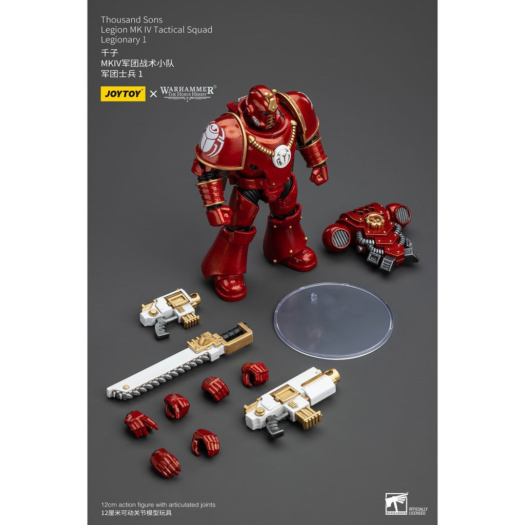 Joy Toy Warhammer 40,000 Thousand Sons Legion MK IV Tactital Squad Legionary 1 1:18 Scale Action Figure