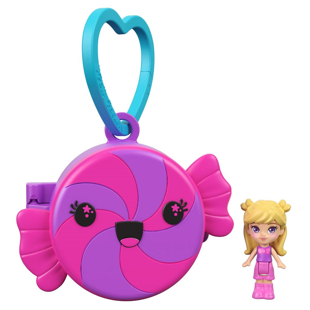 Polly Pocket Impulse Micro Doll Mini-Figure Key Chain Case of 4