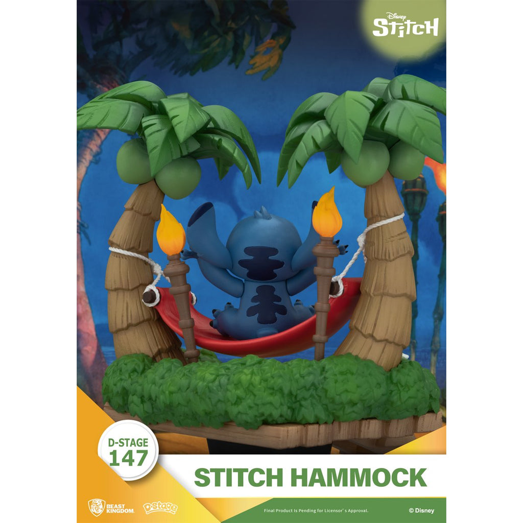 Lilo & Stitch Hammock DS-147 D-Stage Statue