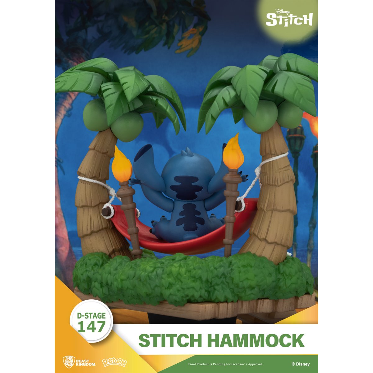 Lilo & Stitch Hammock DS-147 D-Stage Statue