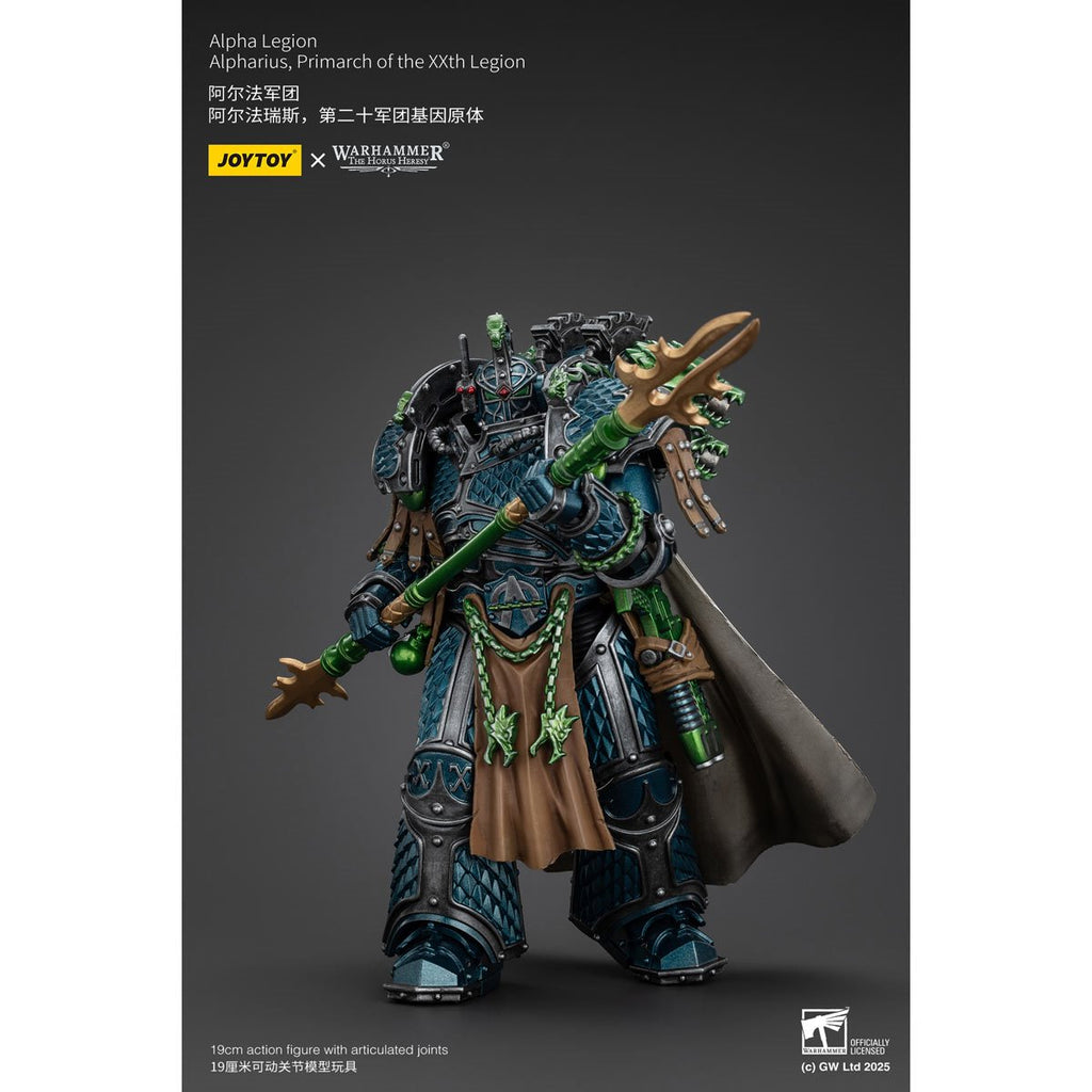 Joy Toy Warhammer The Horus Heresy Alpha Legion Alpharius Primarch 1:18 Scale Action Figure