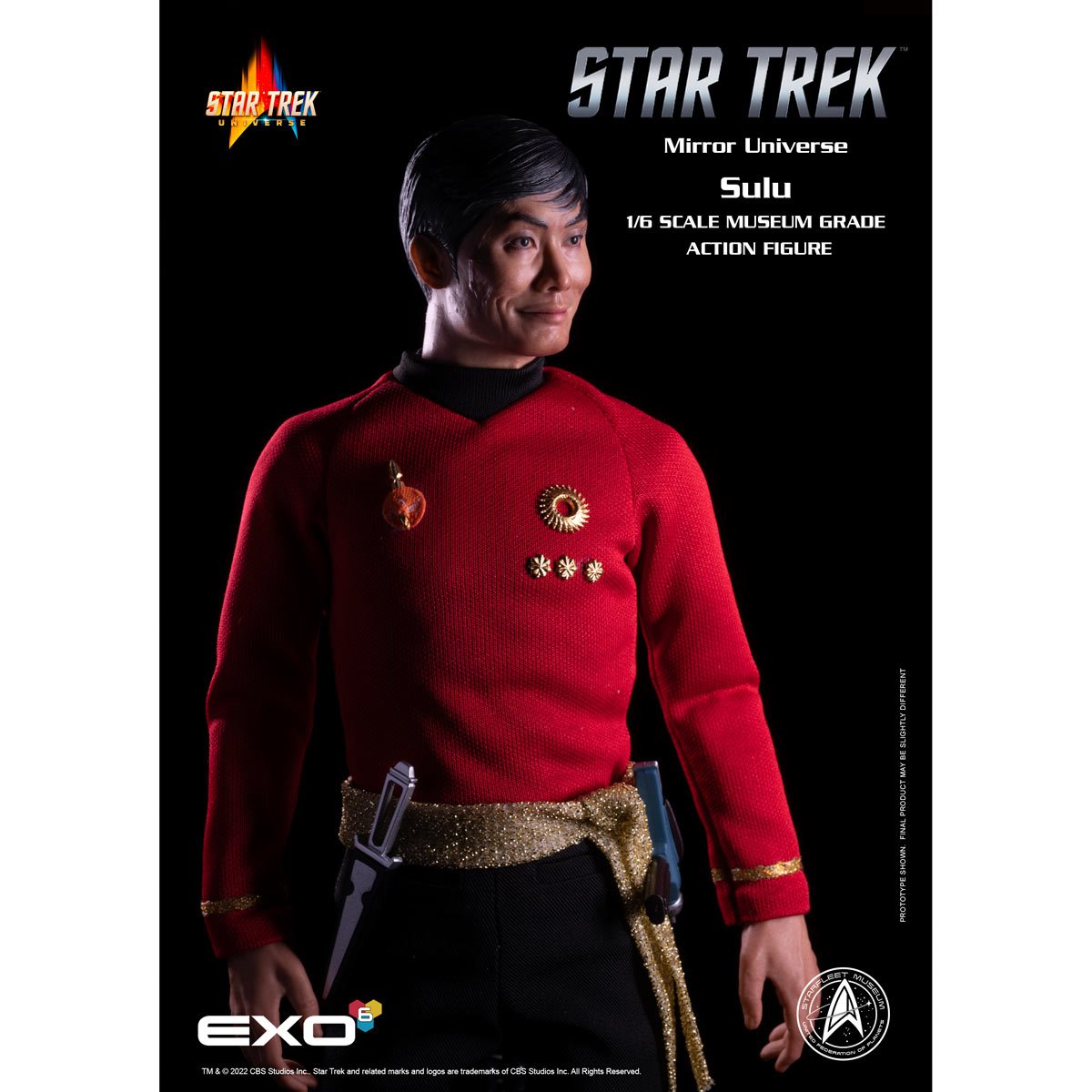 Star Trek: The Original Series Mirror Universe Sulu 1:6 Scale Action Figure