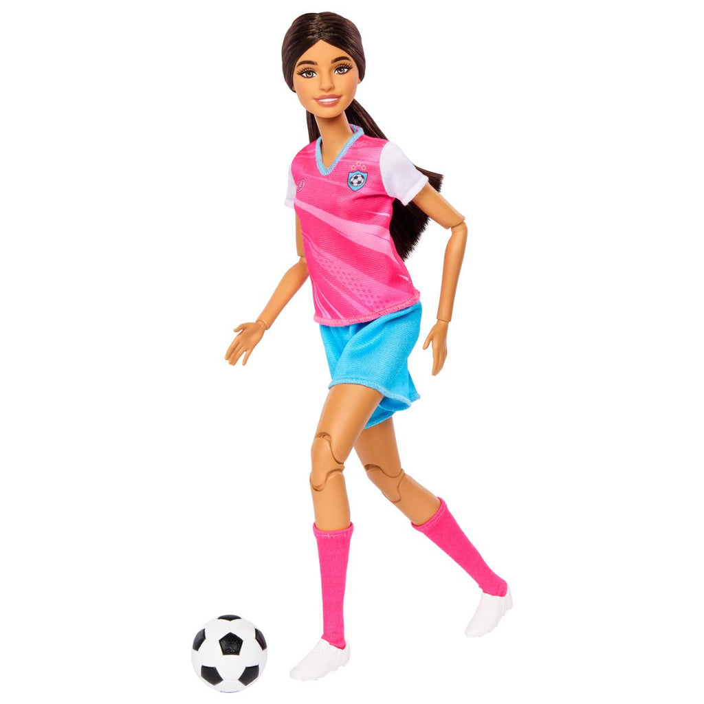 Barbie Team Barbie Roll & Reveal Soccer Player Doll and Accessories