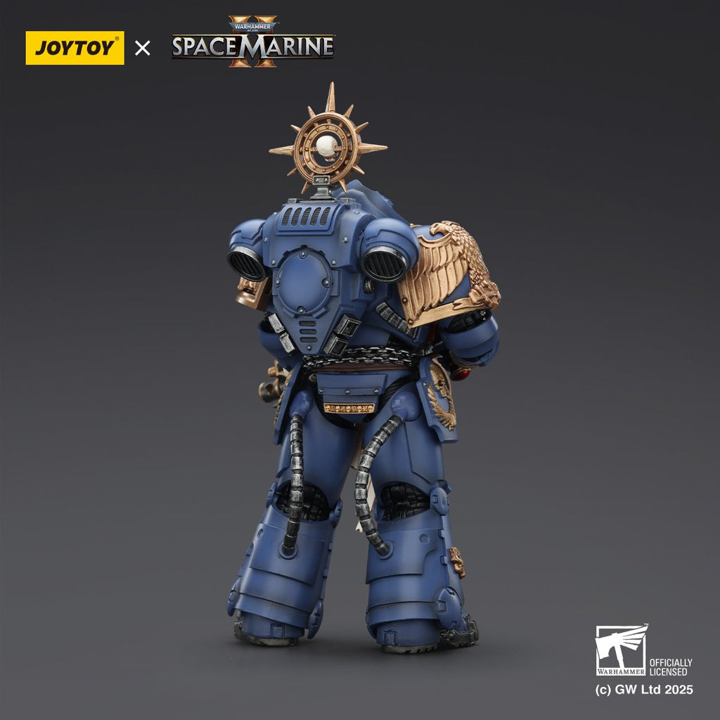 Joy Toy Warhammer Space Marine Ultramarine Heavy Relic Primus Armour and Heavy Relic Bolt Rifle 1:18 Scale Action Figure
