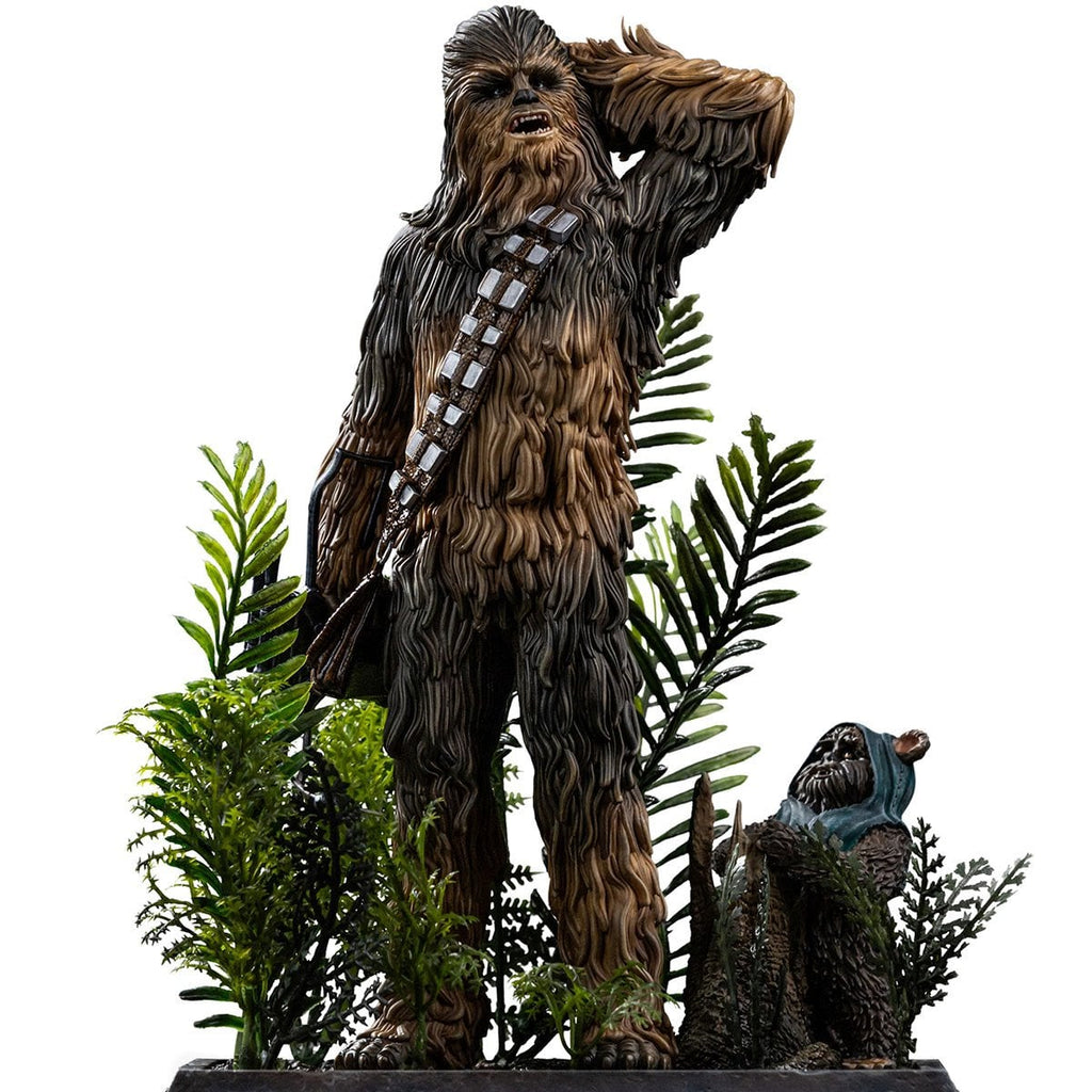 Star Wars: Return of the Jedi Chewbacca and Tokkat 1:10 Art Scale Limited Edition Statue