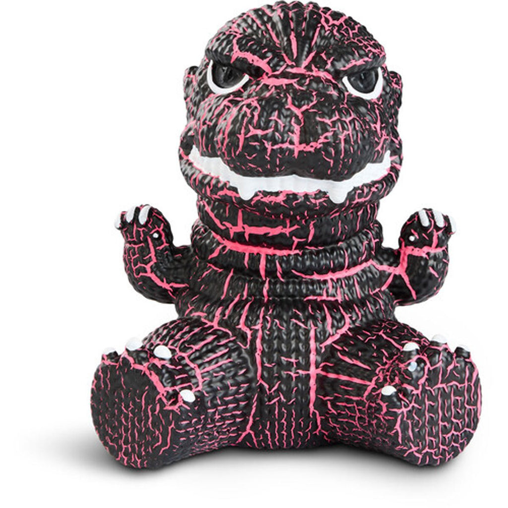 Godzilla #379 Pink and Black Crackle Handmade By Robots Vinyl Figure