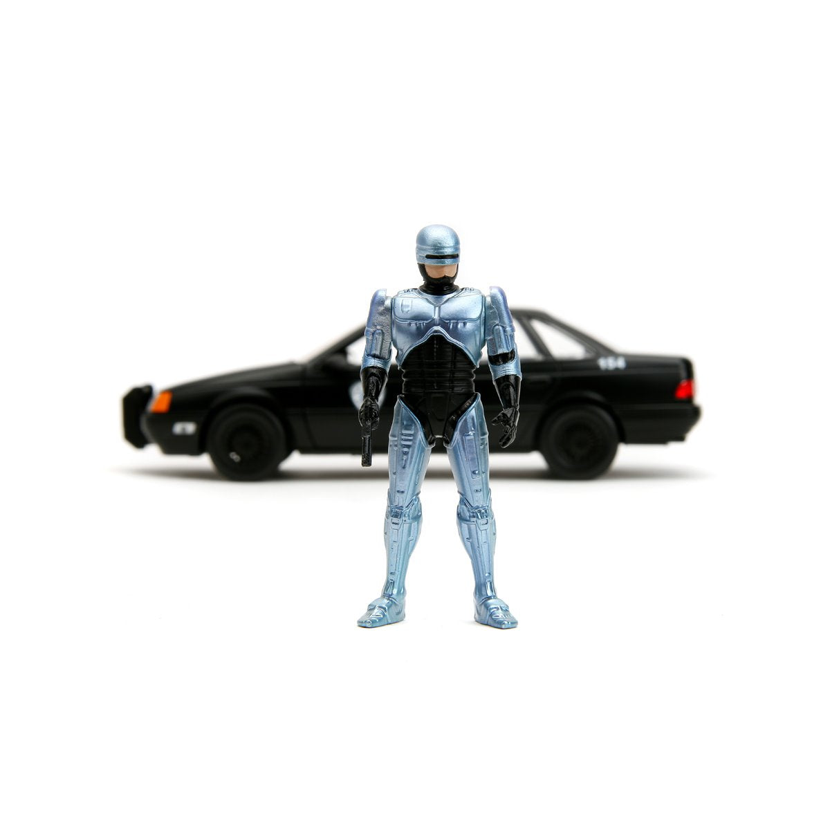 Hollywood Rides RoboCop OCP Ford Taurus 1:24 Scale Die-Cast Metal Vehicle with RoboCop Figure