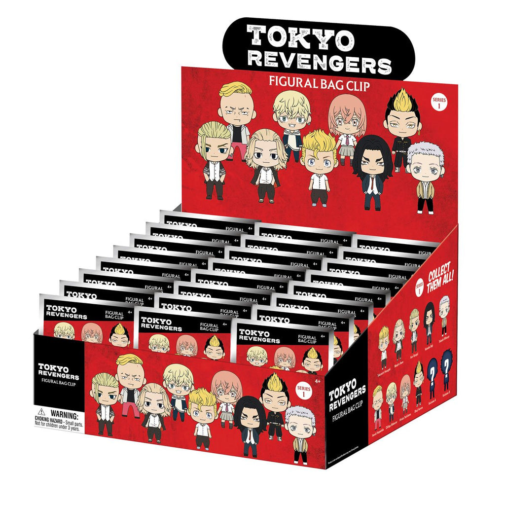 Tokyo Revengers 3D Foam Bag Clip Random 6-Pack