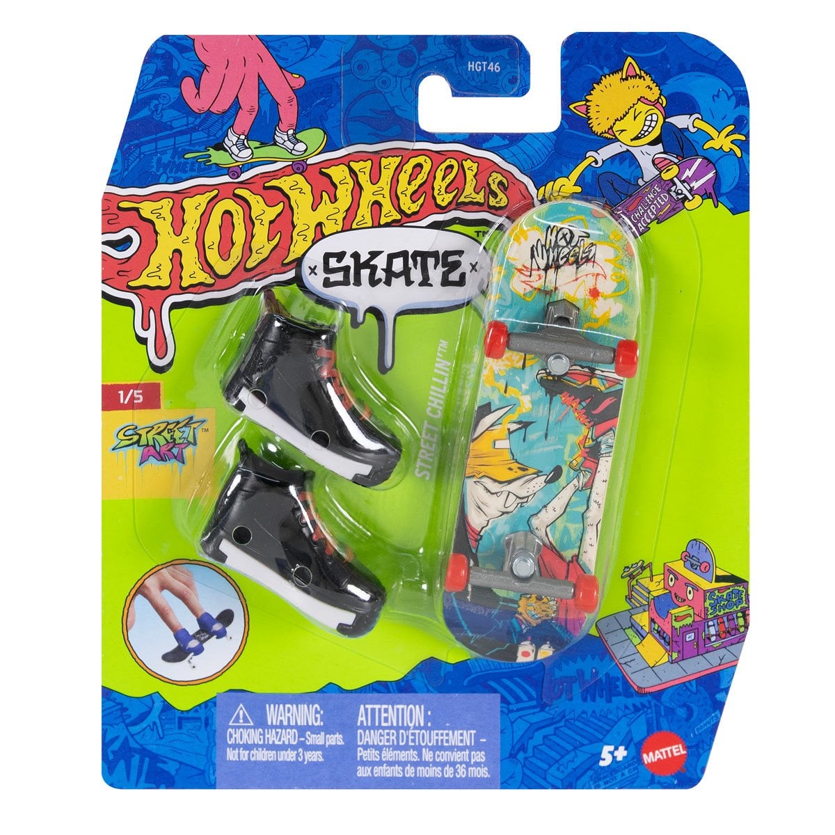 Hot Wheels Skate Fingerboard Singles 2025 Mix 5 Case of 16