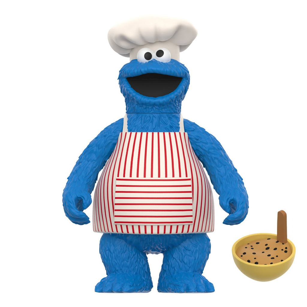 Sesame Street Chef Cookie Monster 3 3/4-Inch ReAction Figure