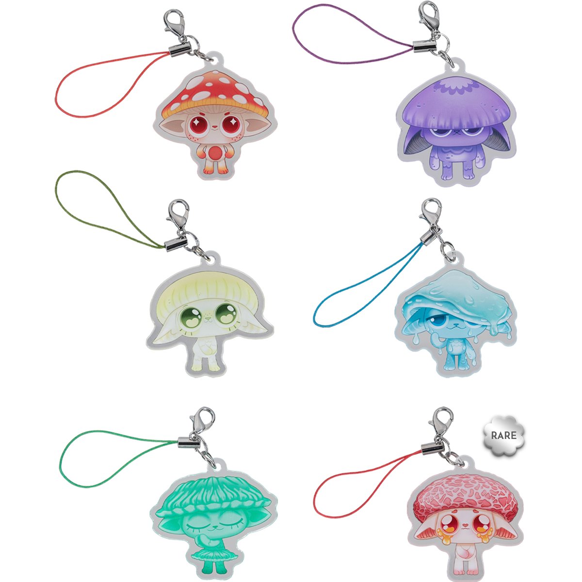 Capkins Mystery Bag Acrylic Phone Charm Case of 12