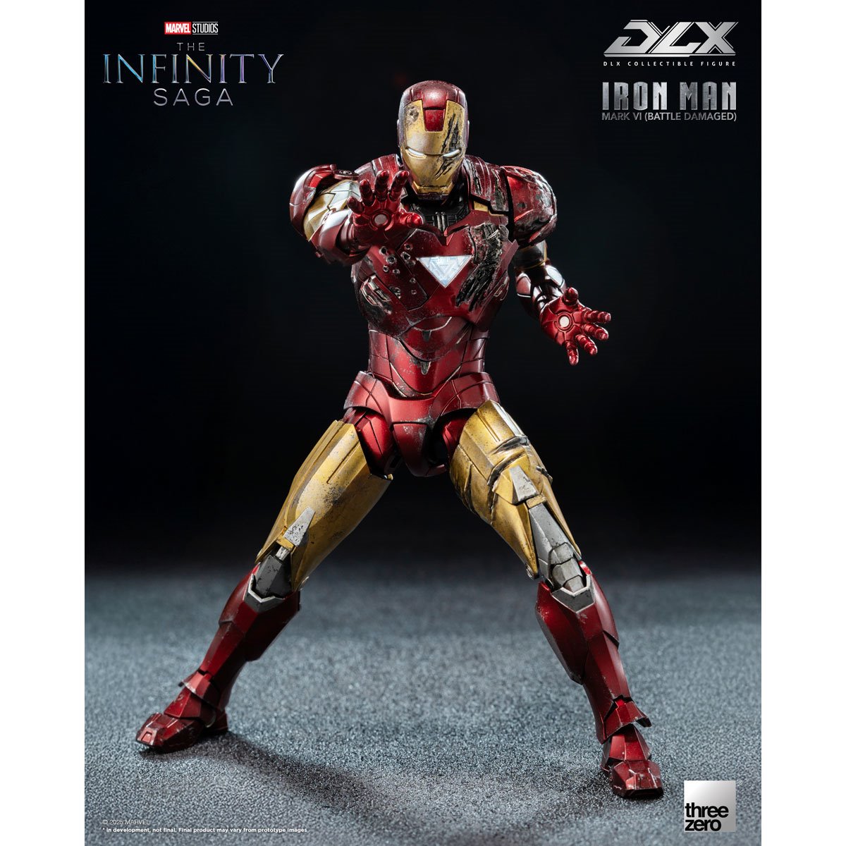 Marvel Studios: The Infinity Saga Iron Man Mark 6 Battle Damaged DLX Action Figure