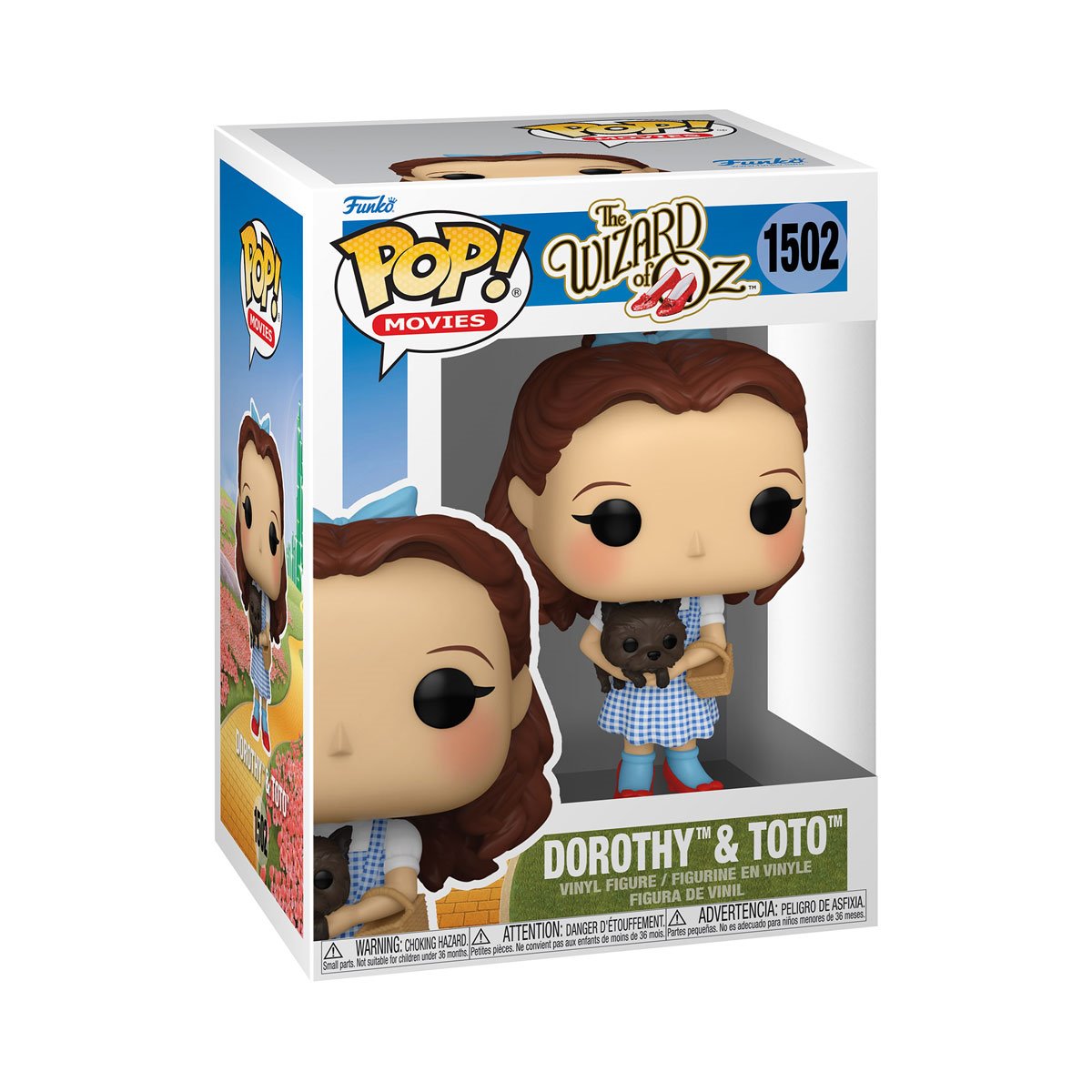 The Wizard of Oz Dorothy and Toto Funko Pop! Vinyl Figure #1502 and Buddy
