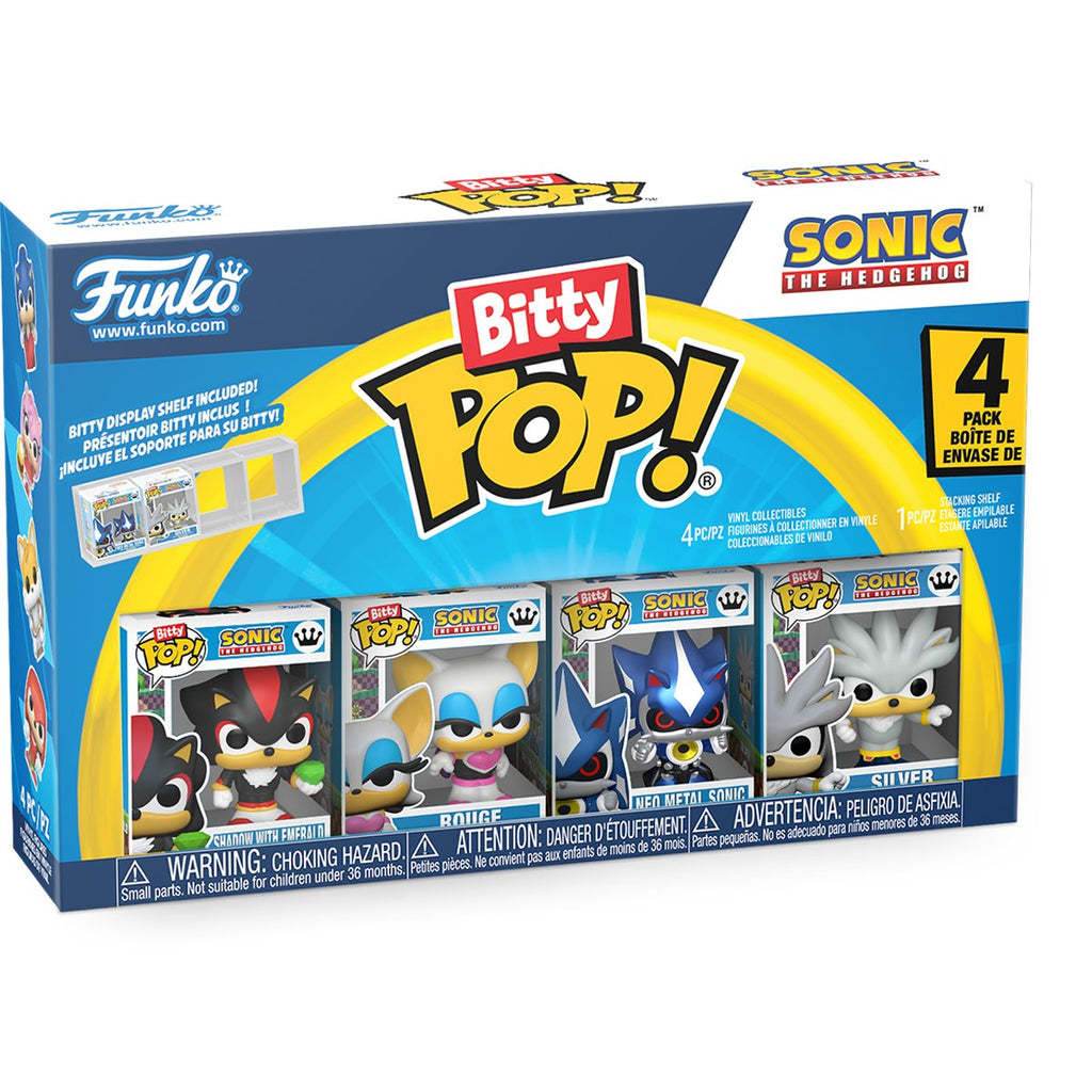 Sonic the Hedgehog Shadow Funko Bitty Pop! Mini-Figure 4-Pack