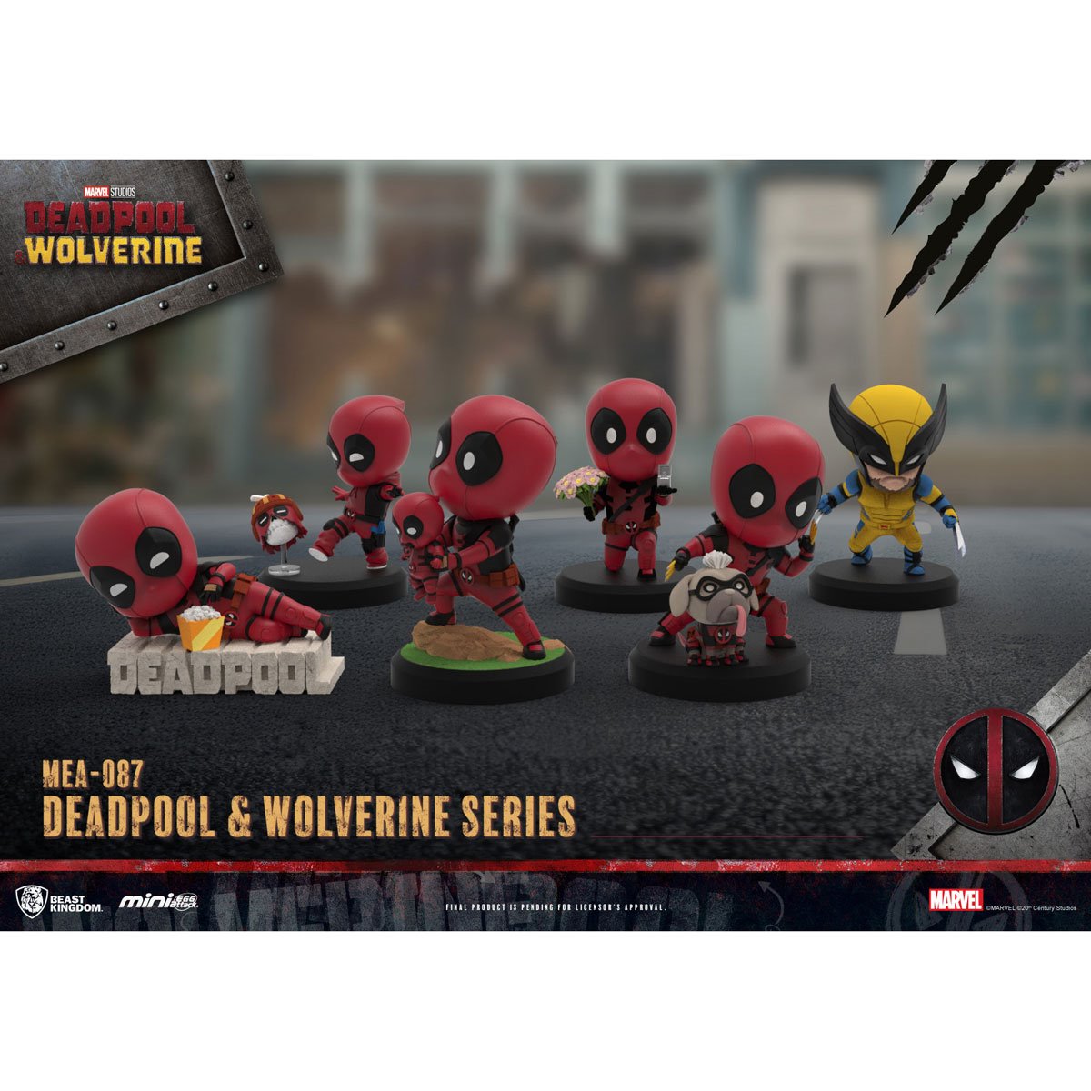 Deadpool and Wolverine Series MEA-087 Mini-Figure Case of 6