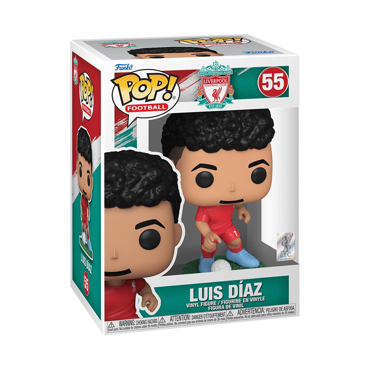 Soccer LFC Luis Diaz Funko Pop! Vinyl Figure #55