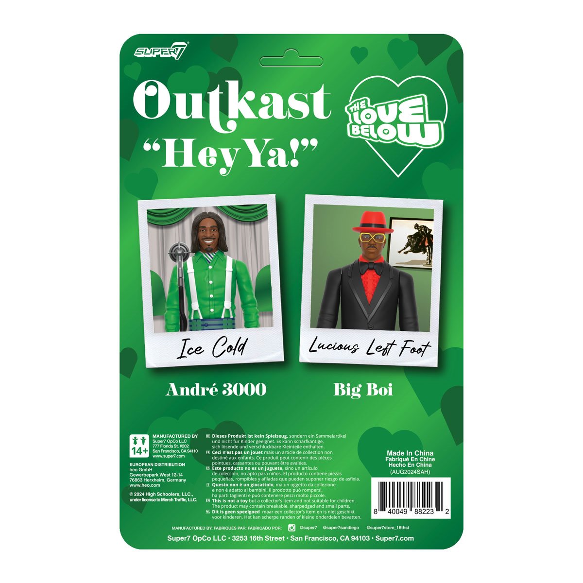 OutKast Hey Ya! 3 3/4-Inch ReAction Figures