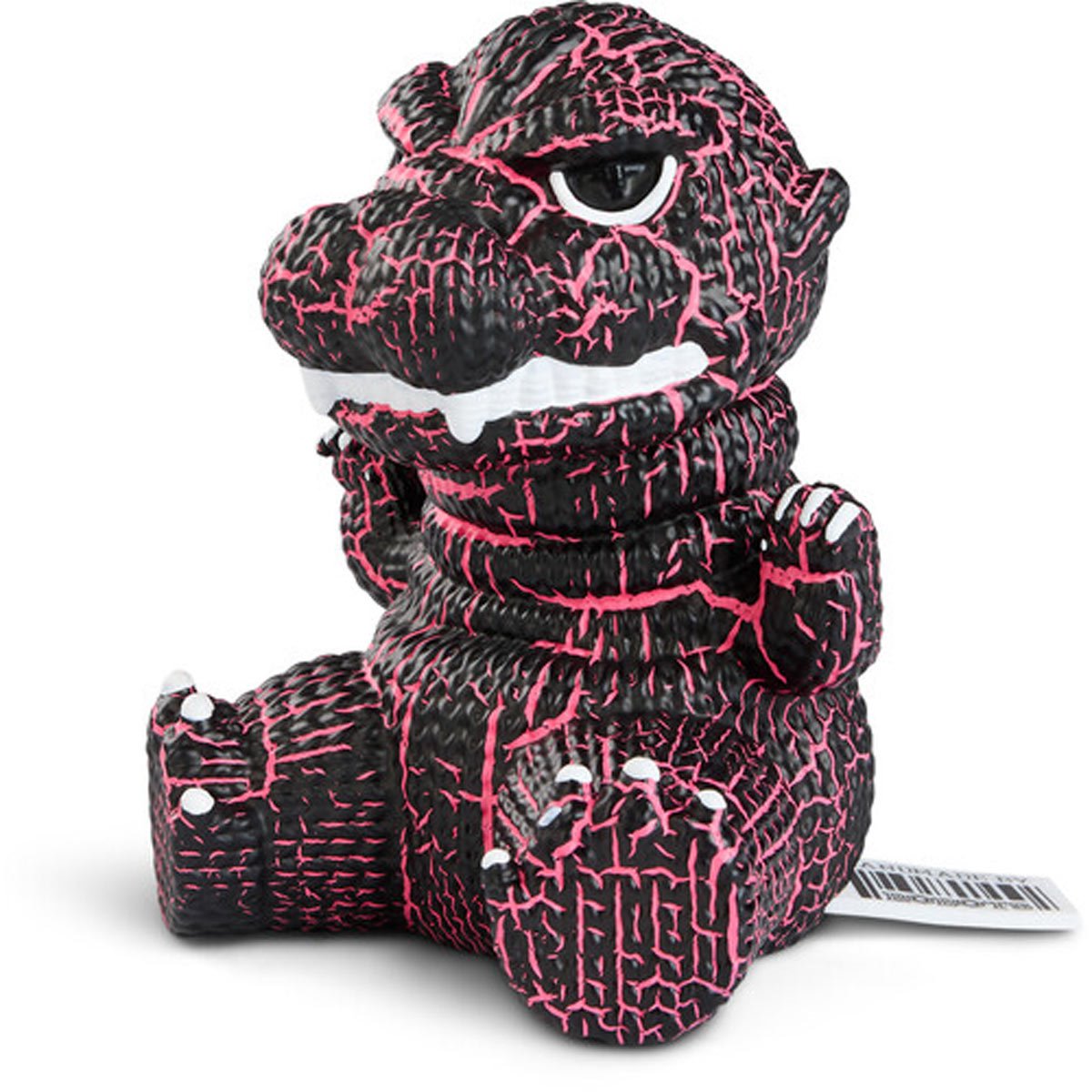 Godzilla #379 Pink and Black Crackle Handmade By Robots Vinyl Figure