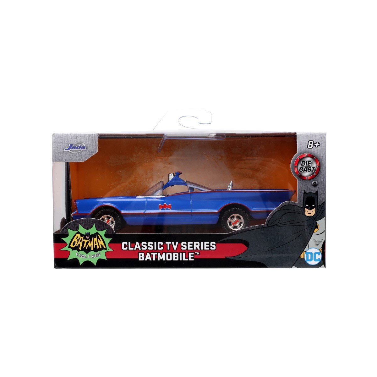 Batman 1966 Batmobile Animated Color Version 1:32 Scale Die-Cast Metal Vehicle