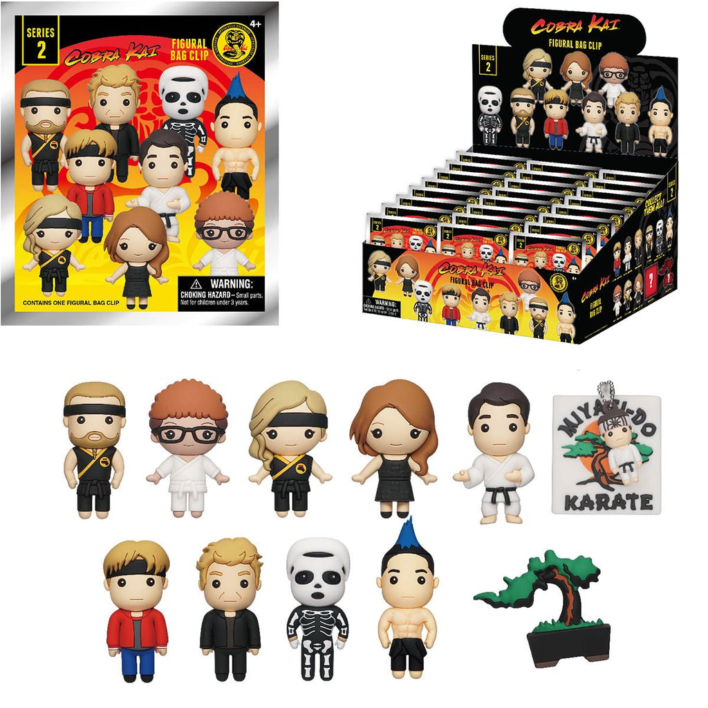 Cobra Kai Series 2 3D Foam Bag Clip Random 6-Pack