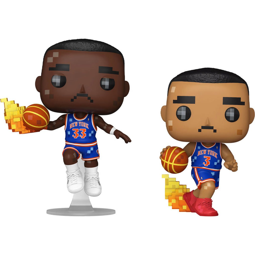 NBA JAM New York Knicks Patrick Ewing and John Starks 8-Bit Funko Pop! Vinyl Figure 2-Pack