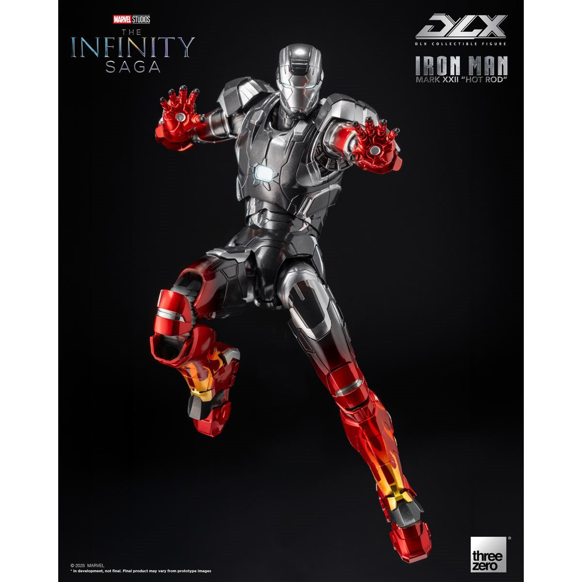 Marvel Studios Infinity Saga DLX Iron Man Mark 22 Hot Rod 1:12 Scale Action Figure