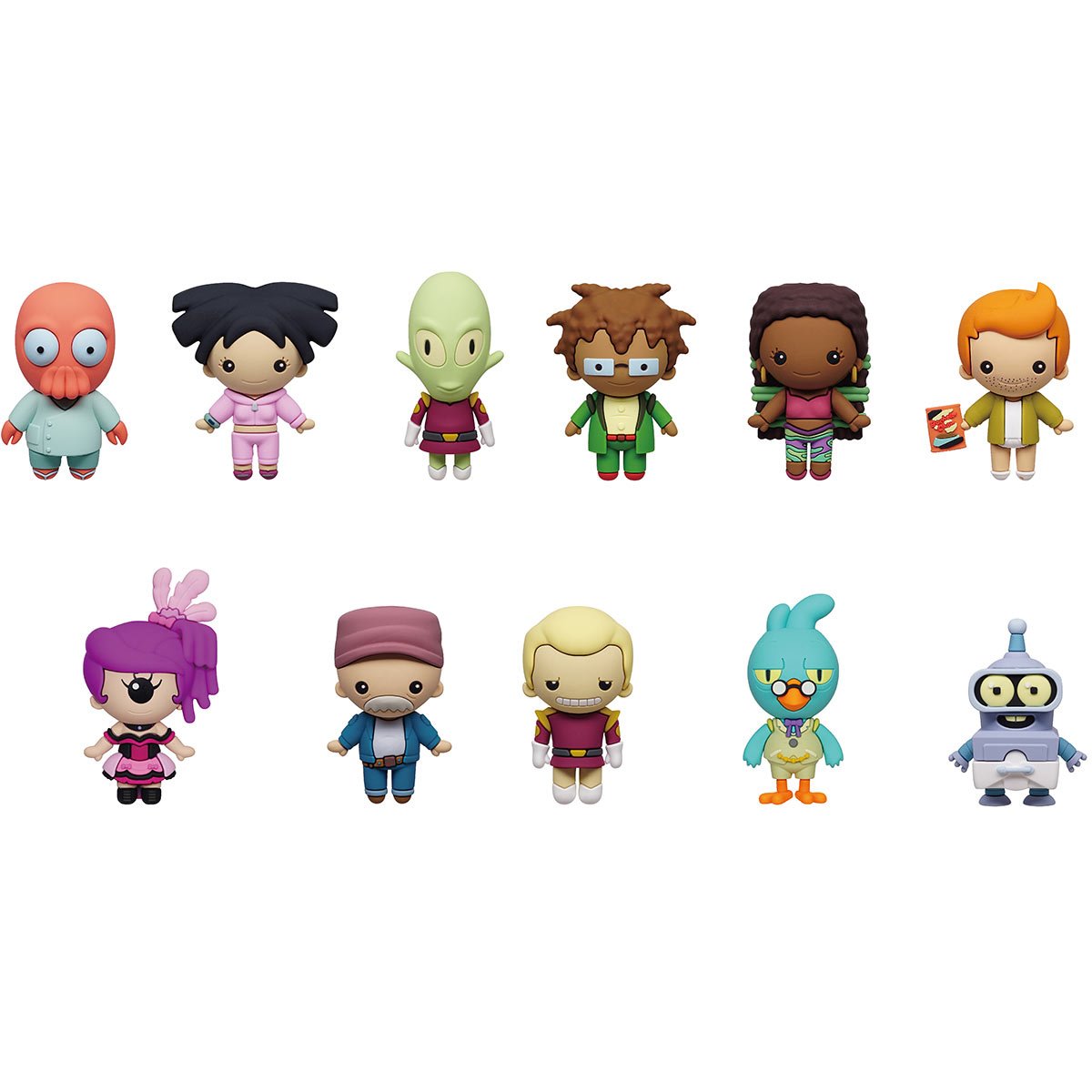 Futurama Series 2 3D Foam Bag Clip Display Case of 24