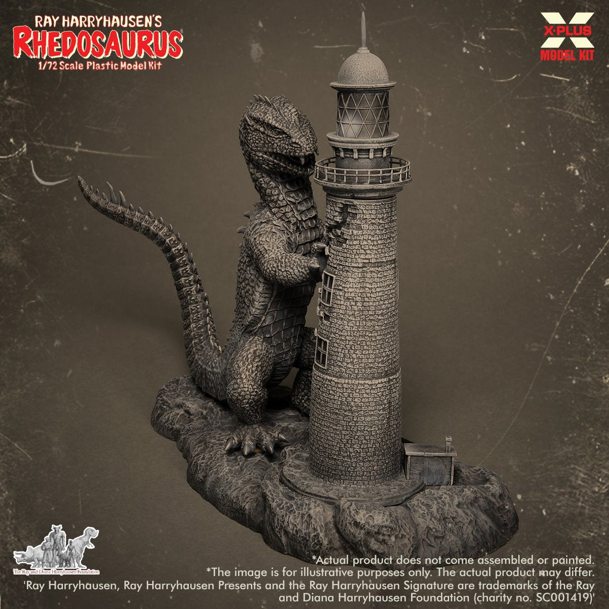 Ray Harryhausen Rhedosaurus 1:72 Scale Model Kit