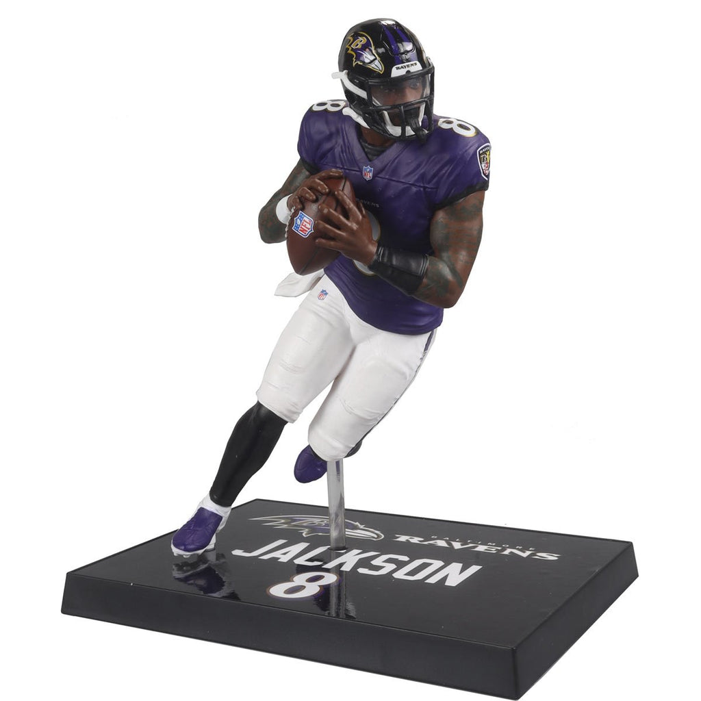 NFL SportsPicks 2024 Wave 2 Baltimore Ravens Lamar Jackson 7-Inch Scale Posed Figure