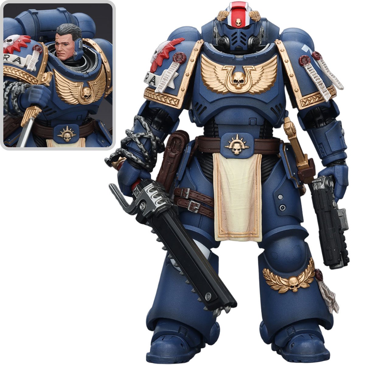 Joy Toy Warhammer 40,000 Ultramarines Titus with Laurels of Victory 1:18 Scale Action Figure