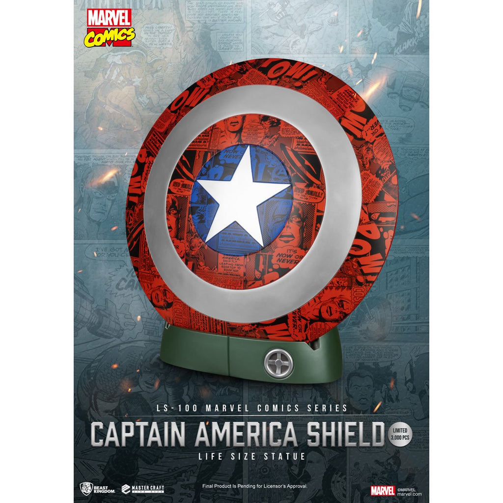 Marvel Comics Series Captain America Life Size Shield LS-100 Master Craft Statue