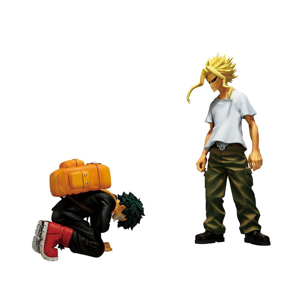 My Hero Academia Izuku Midoriya & All Might Story of How He Became The Greatest Hero Masterlise Plus Ichibansho Statue