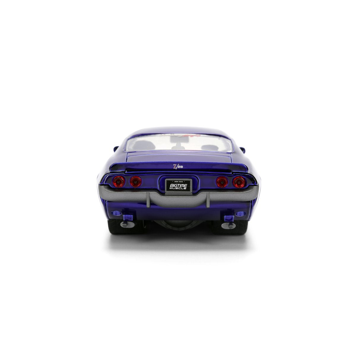 Bigtime Muscle 1971 Chevrolet Camaro Candy Purple 1:24 Scale Die-Cast Metal Vehicle