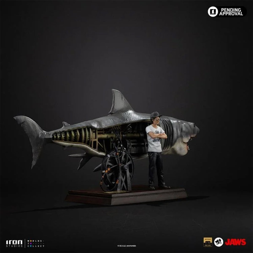 Jaws 50th Anniversary Steven Spielberg Deluxe 1:10 Art Scale Limited Edition Statue