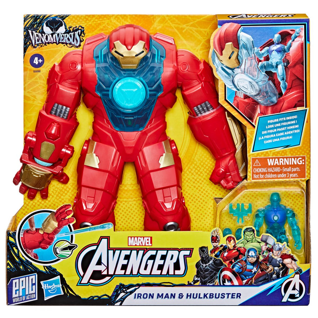 Avengers VenomVersus Epic World of Action Iron Man & Hulkbuster Armor Figure Set
