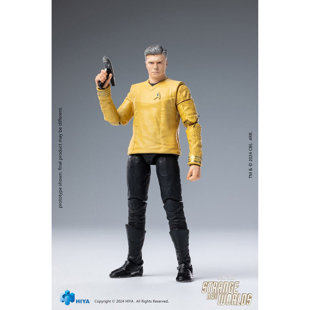 Star Trek: Strange New Worlds Captain Christopher Pike Exquisite Mini Series 1:18 Scale Action Figure