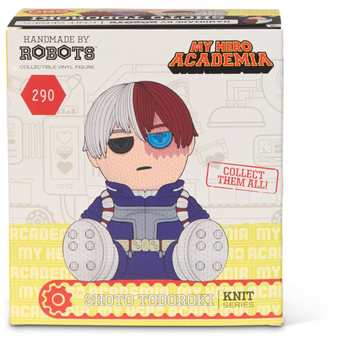 My Hero Academia Shoto Todoroki #290 Handmade By Robots Vinyl Figure