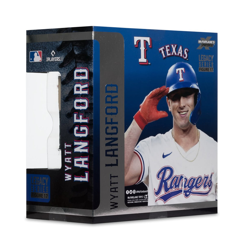 MLB SportsPicks Texas Rangers Wyatt Langford 7-Inch Posed Figure