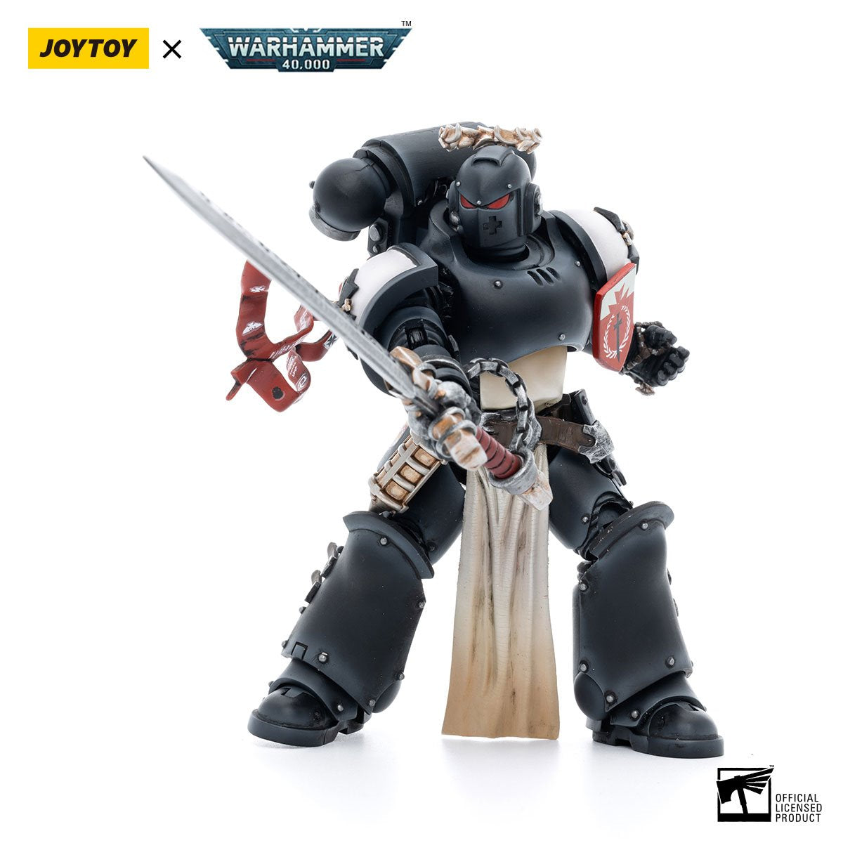Joy Toy Warhammer 40,000 Black Templars The Emperors Champion Rolantus 1:18 Scale Action Figure