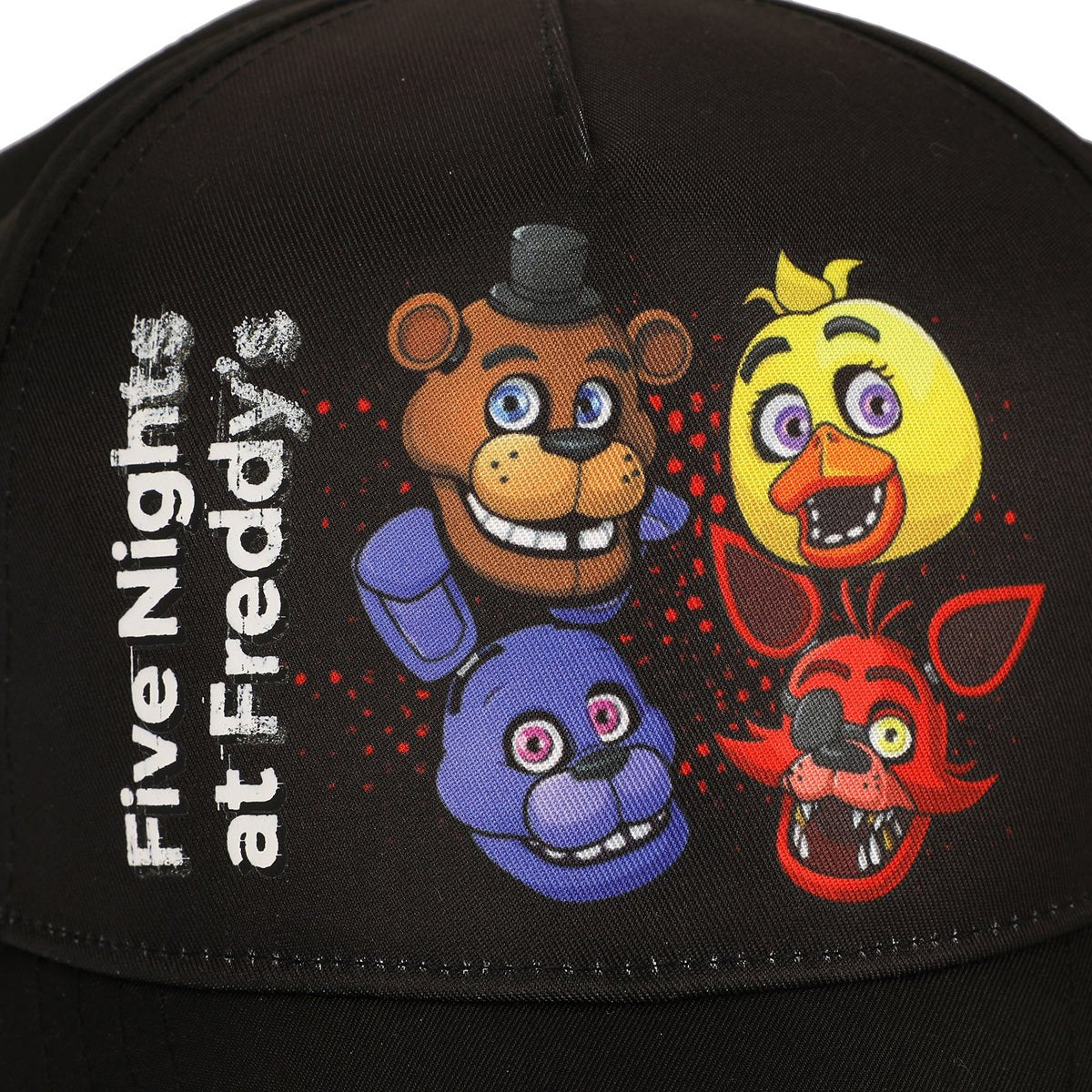 Five Nights at Freddys Character Heads Snapback Hat