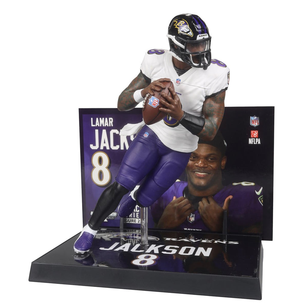 NFL SportsPicks 2024 Wave 2 Baltimore Ravens Lamar Jackson 7-Inch Scale Posed Figure