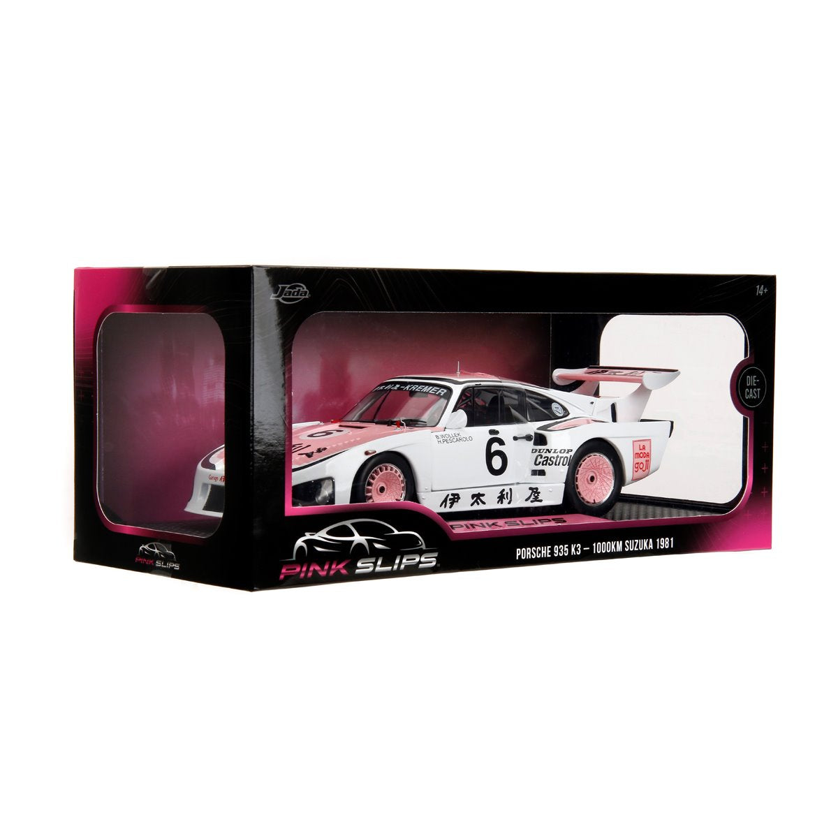 Pink Slips Wave 4 Porsche 935 K3 1000KM Suzuka 1981 1:18 Scale Die-Cast Metal Vehicle