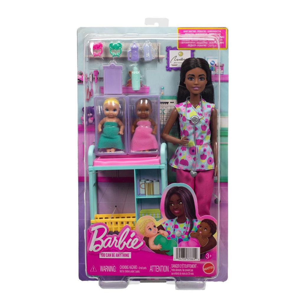 Barbie Careers Baby Doctor Doll with Brown Hair